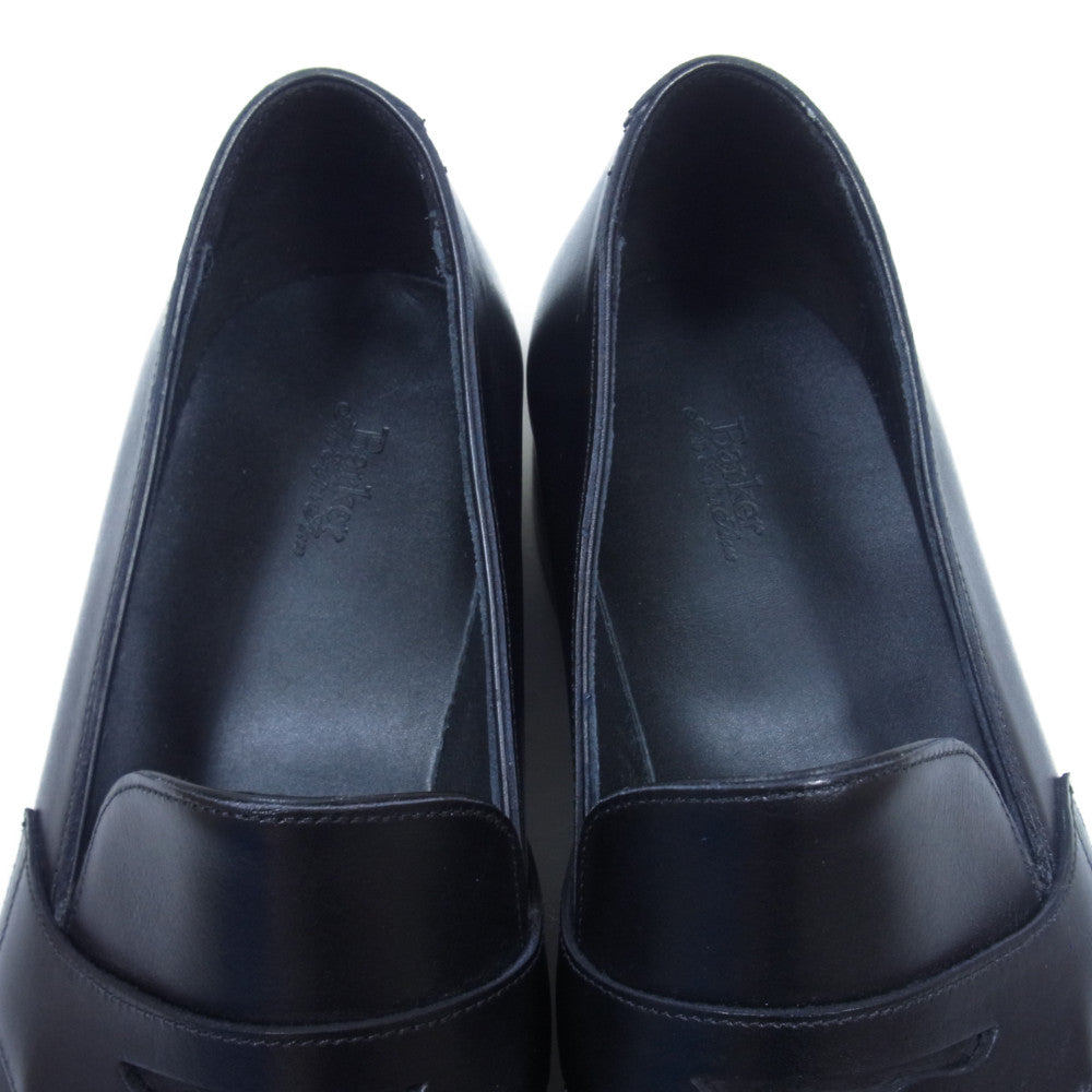 バーカー 4482FW10 LOAFER グッドイヤー式 サドル ローファー ブラック UK7 ブラック系 7F【美品】【中古】