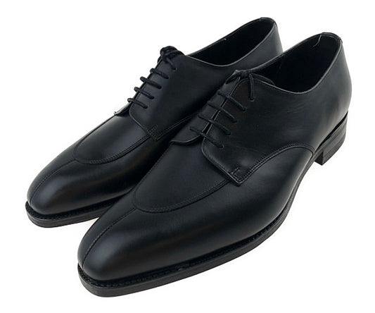 バーカー 2824FW05 APRON DERBY エプロン ダービー ダイナイト ソール Uチップ ビジネス シューズ ブラック UK8.5 ブラック系 8 1/2【美品】【中古】