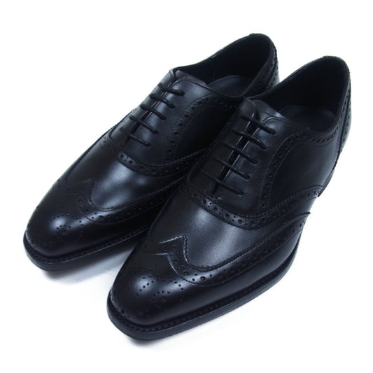 バーカー 4276FW13 OXFORD BROGUE フルブローグ ウイング チップ ダイナイト ソール ビジネス シューズ ブラック系 UK6【美品】【中古】