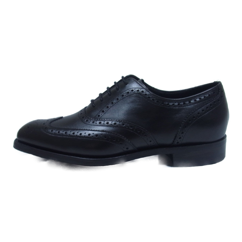 バーカー 4276FW13 OXFORD BROGUE フルブローグ ウイング チップ ダイナイト ソール ビジネス シューズ ブラック系 UK6【美品】【中古】