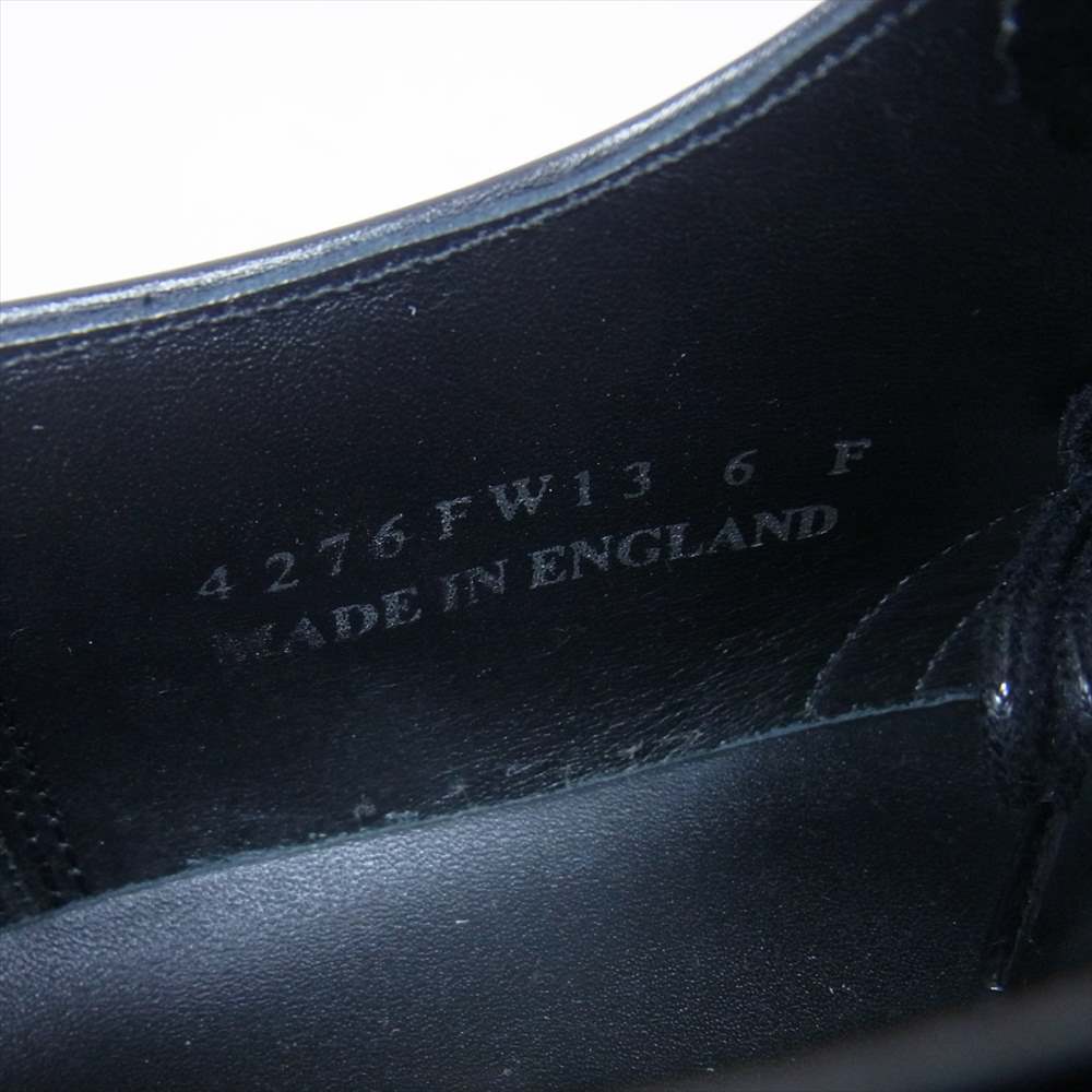 バーカー 4276FW13 OXFORD BROGUE フルブローグ ウイング チップ ダイナイト ソール ビジネス シューズ ブラック系 UK6【美品】【中古】