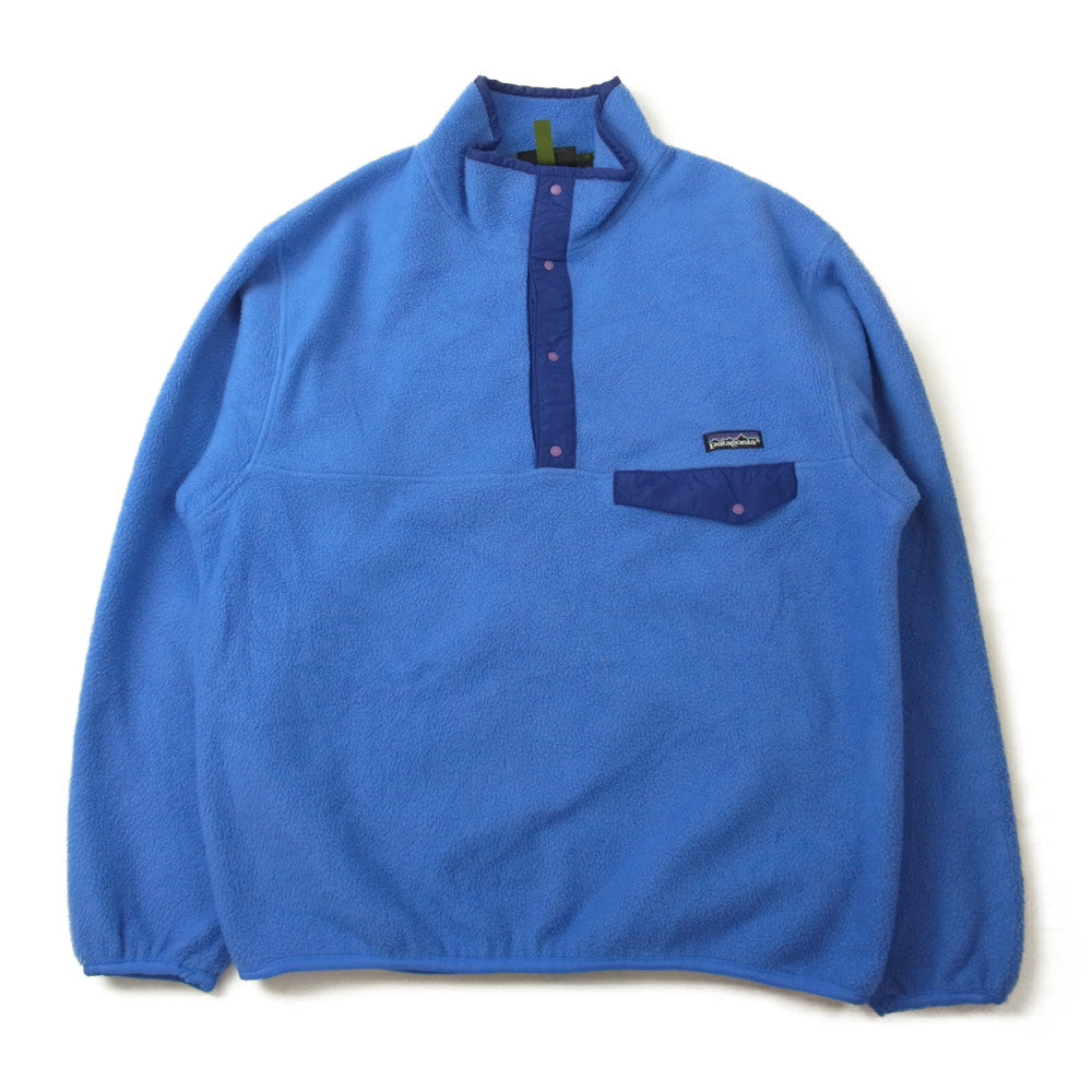 patagonia パタゴニア 90s ポルトガル製 シンチラ スナップT フリース プルオーバー ジャケット ブルー系 M【中古】