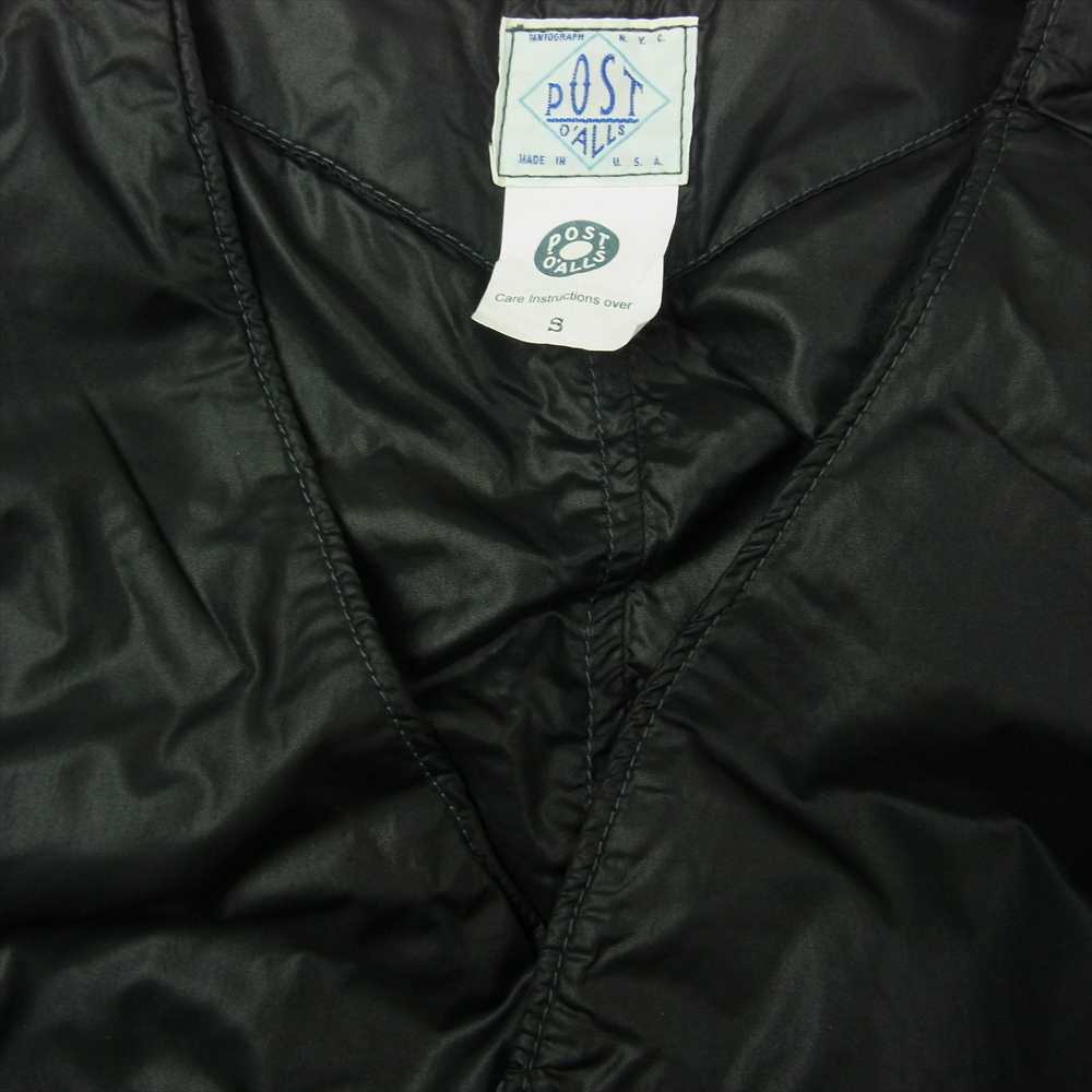POST OVERALLS ポストオーバーオールズ Royal Traveler ロイヤル トラベラー 中綿 ポリエステル ベスト ブラック系 S【中古】