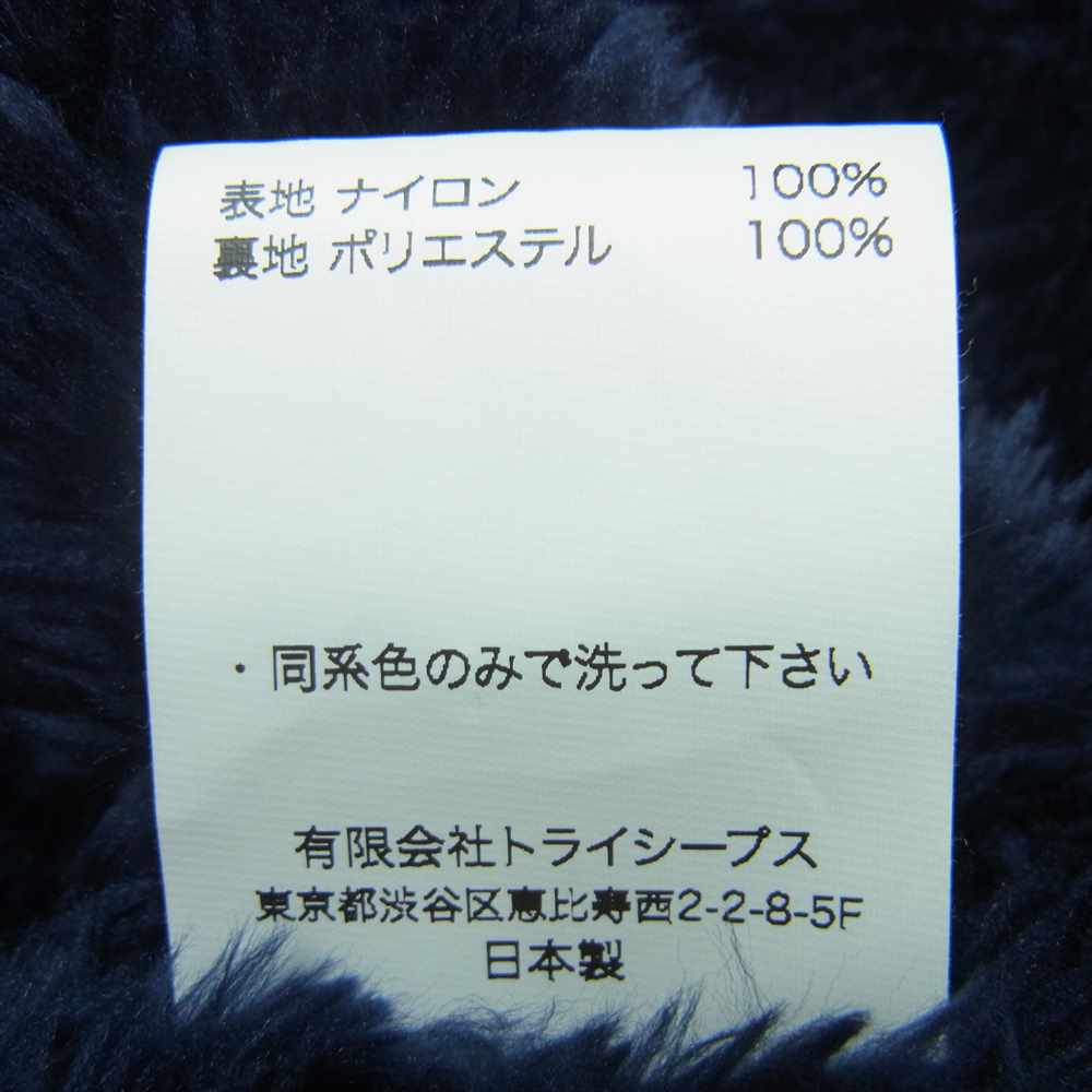 STANDARD CALIFORNIA スタンダードカリフォルニア SD BOA HOOD COACH JACKET 裏地ボアフリース フード付き コーチ ジャケット ブルー系【美品】【中古】