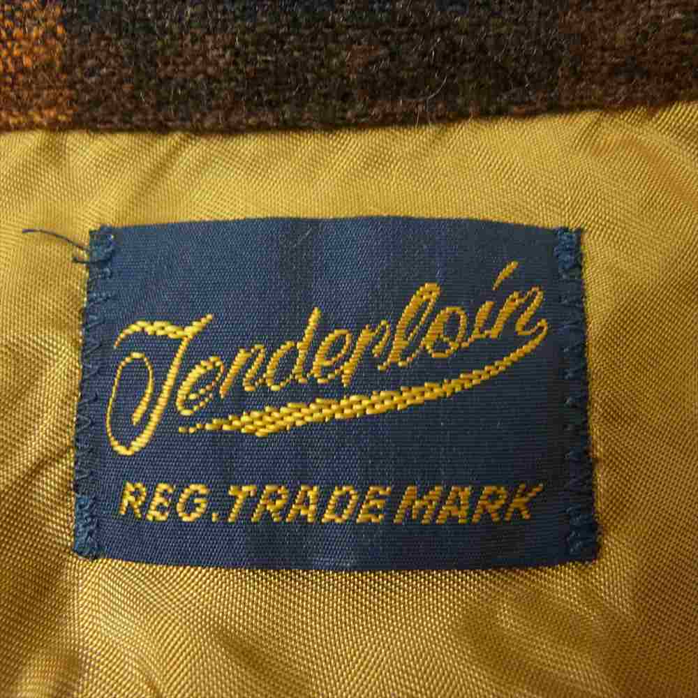 TENDERLOIN テンダーロイン T-WOOL SHT P ブロックチェック ウール