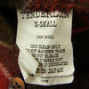 TENDERLOIN テンダーロイン T-WOOL CHECK SHT HB ヘリンボーン ウール チェック シャツ  レッド系 XS【中古】