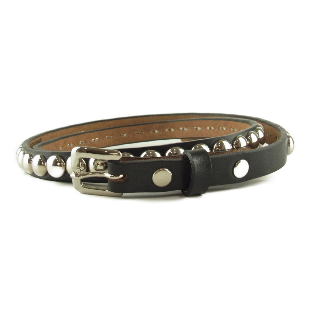 WOLF'S HEAD ウルフズヘッド × RAMIDUS STUDS BELT 15mm ラミダス スタッズ ベルト 15mm ブラック系 36【美品】【中古】