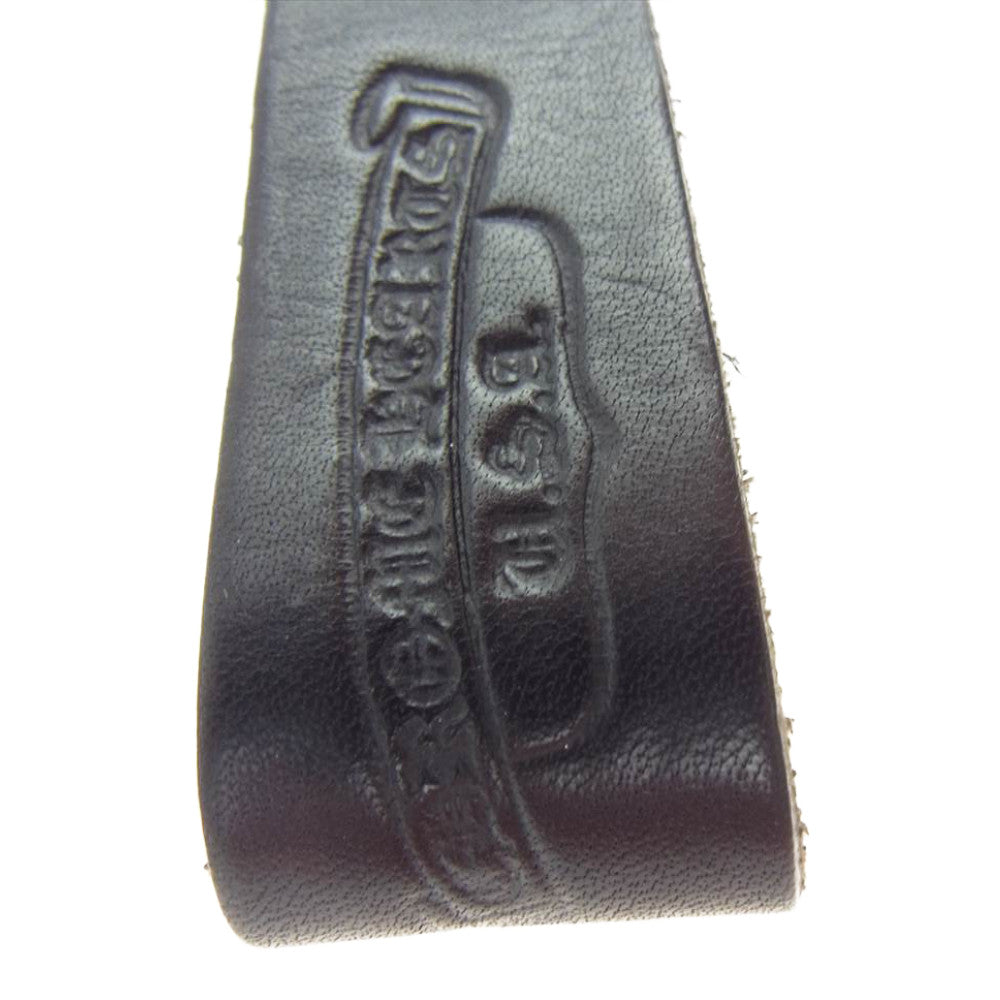 CHROME HEARTS クロムハーツ（原本無） BELT LOOP クロスボールボタン Dリング ベルトループ ブラック系【中古】
