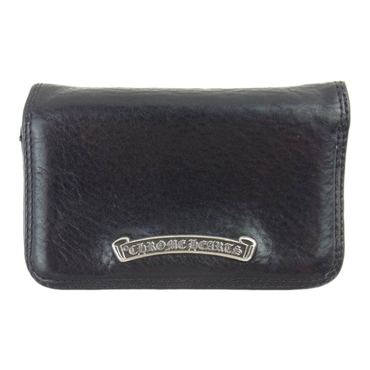 CHROME HEARTS クロムハーツ（原本有） CARD CASE 2 カードケース ブラック系【中古】