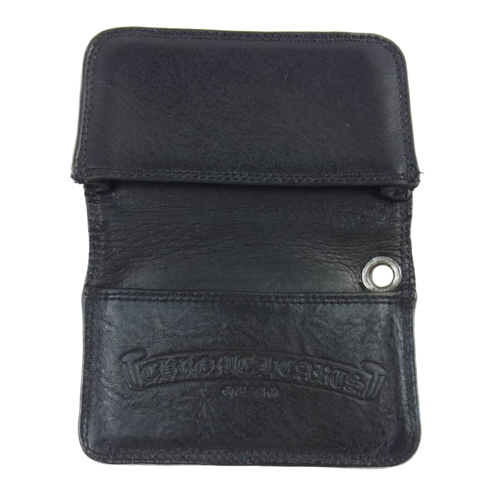 CHROME HEARTS クロムハーツ（原本有） CARD CASE 2 カードケース ブラック系【中古】