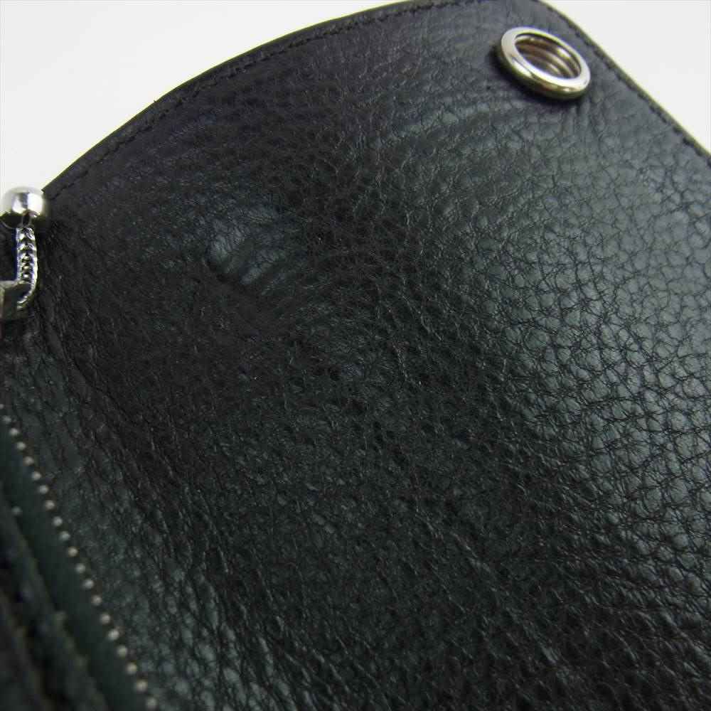 CHROME HEARTS クロムハーツ（原本有） 1ZIP BLK 1ジップ クロスボール ウォレット ブラック系【中古】