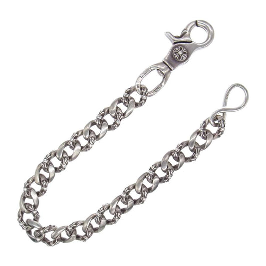 CHROME HEARTS クロムハーツ（原本無） FANCY SHORT-1 1クリップ ショート ファンシーリンク ウォレットチェーン  シルバー系【中古】