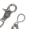 CHROME HEARTS クロムハーツ（原本無） FANCY SHORT-1 1クリップ ショート ファンシーリンク ウォレットチェーン  シルバー系【中古】