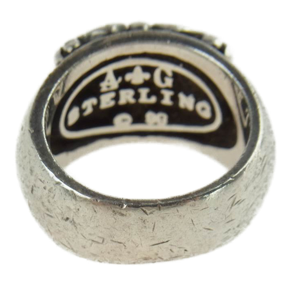 A&G エーアンドジー クロス リング シルバー系【中古】