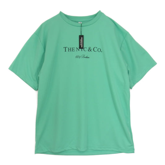 シックスティエイトアンドブラザーズ 22SS S/S Dry Tee ”NYC＆Co.” ドライ 半袖 Tシャツ グリーン系 3L【新古品】【未使用】【中古】