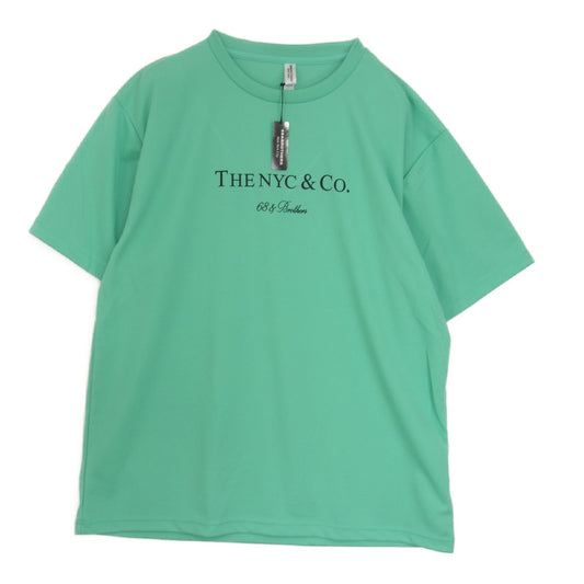 シックスティエイトアンドブラザーズ 22SS S/S Dry Tee ”NYC＆Co.” ドライ 半袖 Tシャツ グリーン系 3L【新古品】【未使用】【中古】