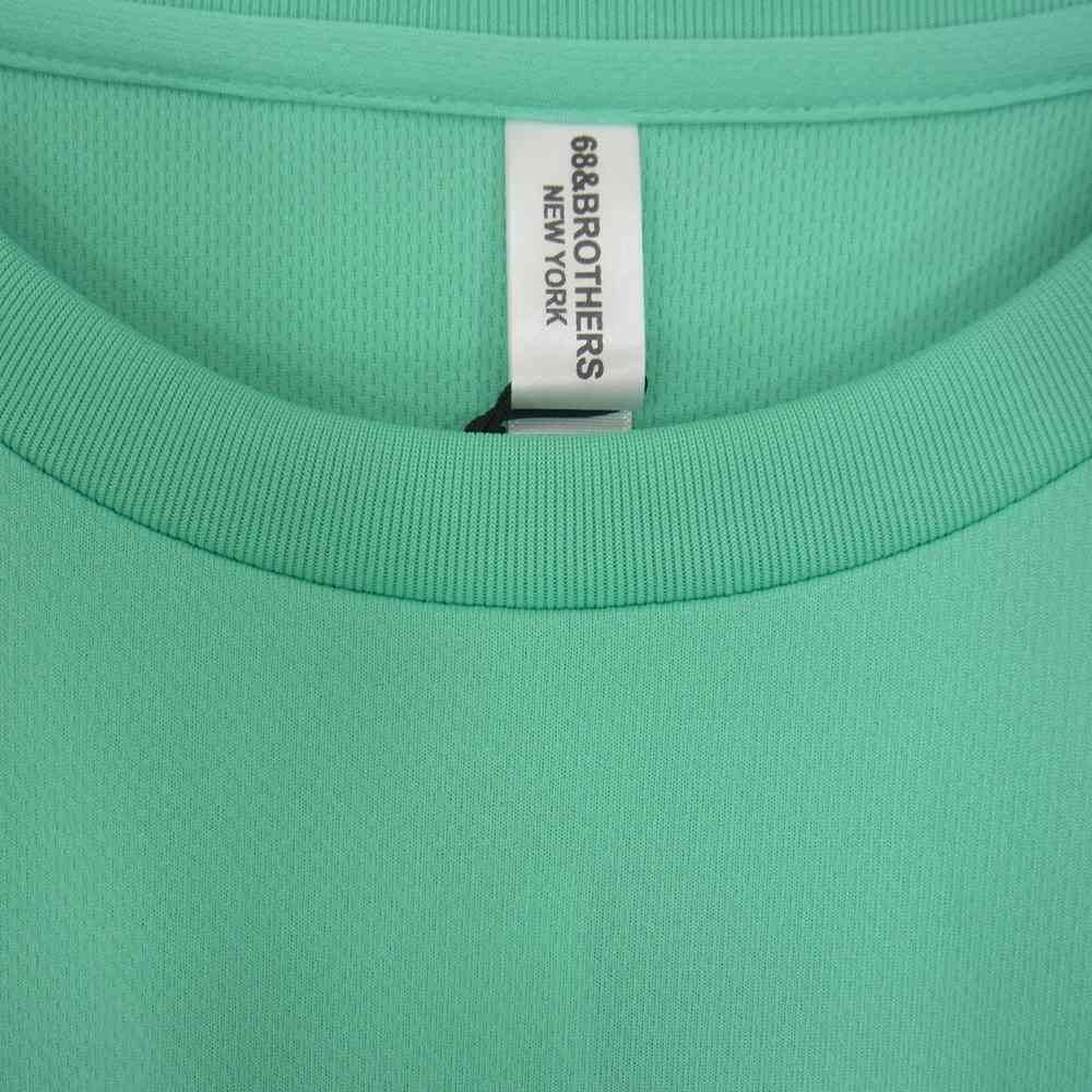 シックスティエイトアンドブラザーズ 22SS S/S Dry Tee ”NYC＆Co.” ドライ 半袖 Tシャツ グリーン系 3L【新古品】【未使用】【中古】