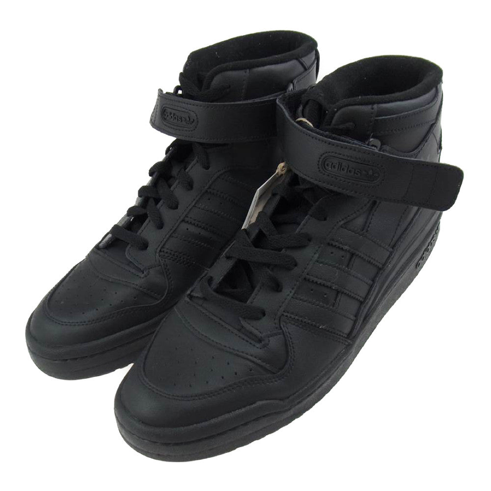 adidas アディダス GV9767 FORUM MID フォーラムミッド ブラック スニーカー ブラック系 30㎝【新古品】【未使用】【中古】