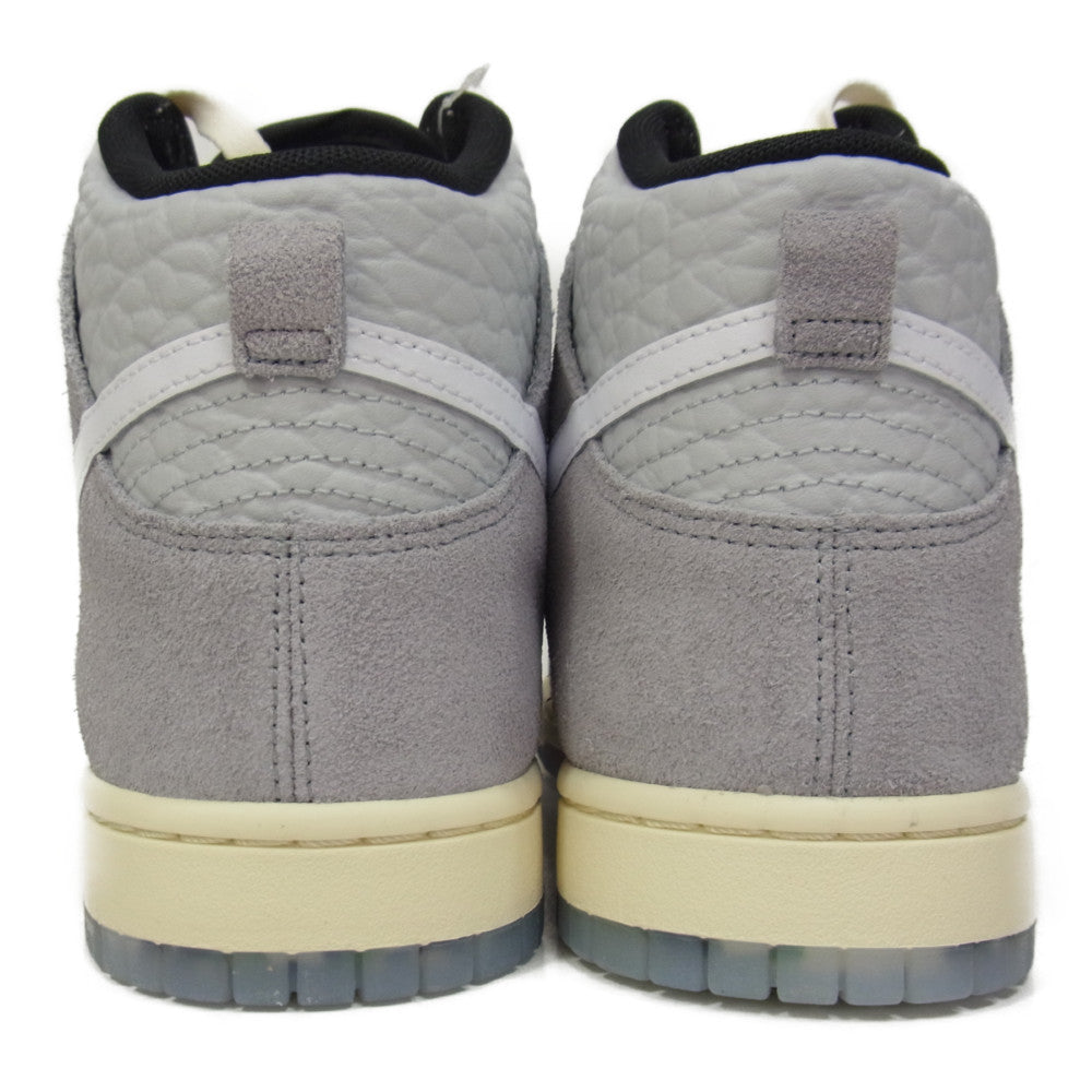 NIKE ナイキ DR8753-077 DUNK HI PRM ダンク ハイ プレミアム ナウマン象 スニーカー グレー系 27.5cm【新古品】【未使用】【中古】