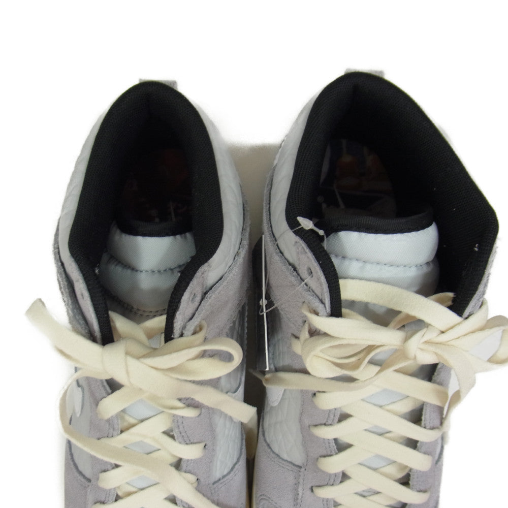 NIKE ナイキ DR8753-077 DUNK HI PRM ダンク ハイ プレミアム ナウマン象 スニーカー グレー系 27.5cm【新古品】【未使用】【中古】