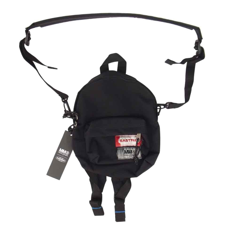 MAISON MARGIELA メゾンマルジェラ MM6 エムエムシックス × Eastpak イーストパック S63WG0066P4454T8013 2way ミニリュック ショルダーバッグ ブラック系【新古品】【未使用】【中古】
