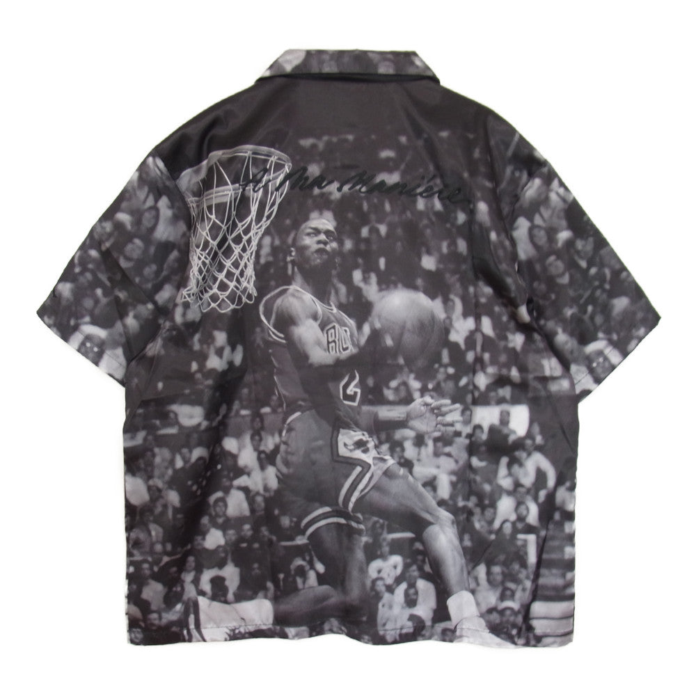 NIKE ナイキ DJ9761-010 JORDAN BRAND AS M J AMM SS TEE ASH 22SU-I ジョーダン 開襟 半袖シャツ ブラック系 XL【新古品】【未使用】【中古】