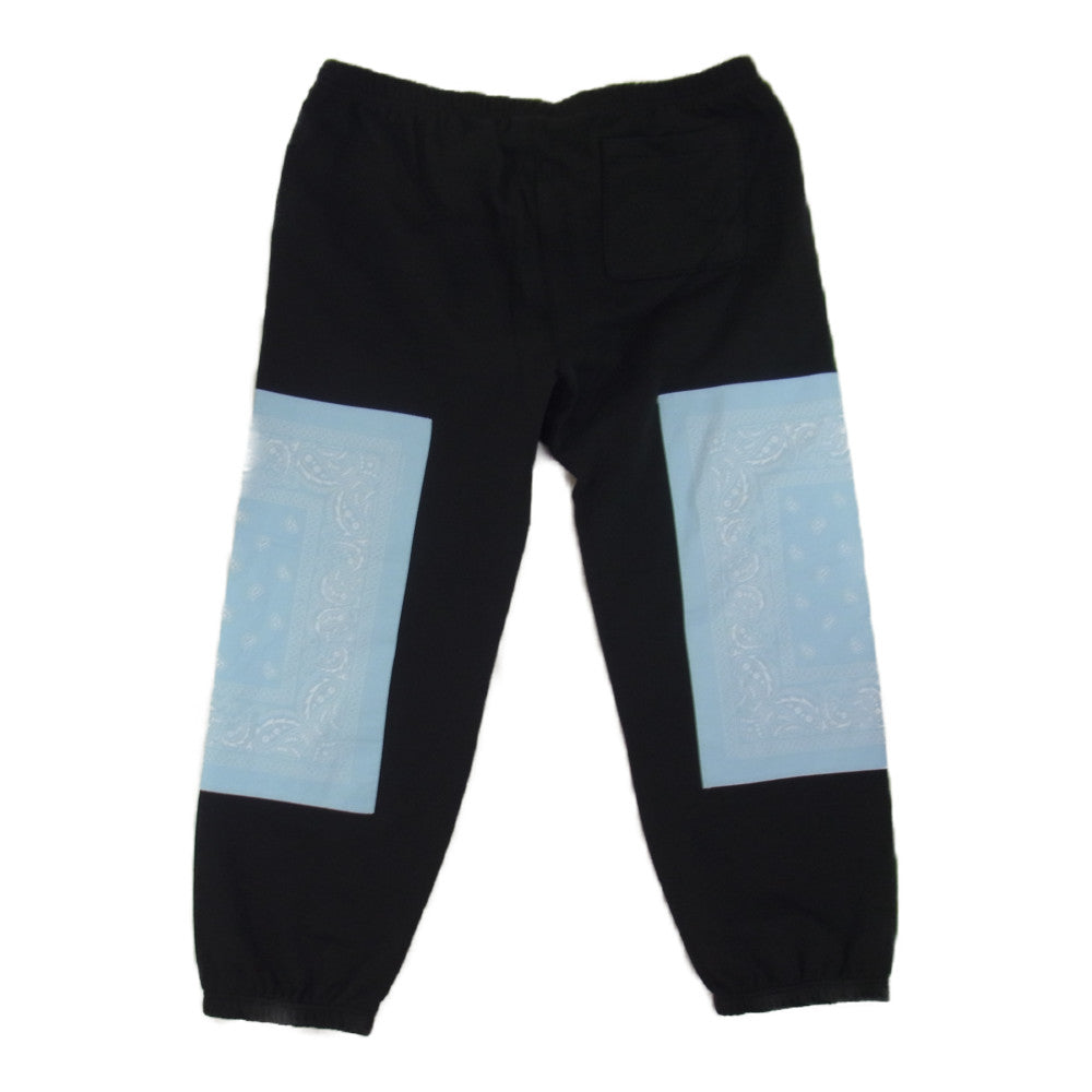 Supreme シュプリーム 22SS × The North Face Bandana Sweatpant ノースフェイス バンダナ スウェットパンツ ブラック系 XL【新古品】【未使用】【中古】
