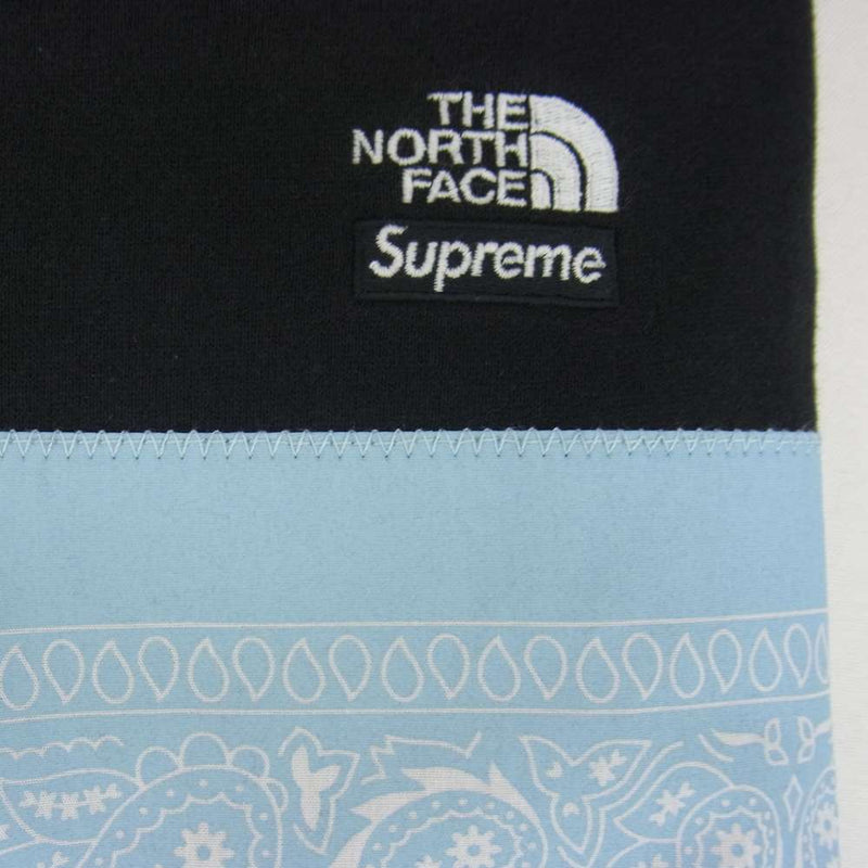 Supreme シュプリーム 22SS × The North Face Bandana Sweatpant ノースフェイス バンダナ スウェットパンツ ブラック系 XL【新古品】【未使用】【中古】