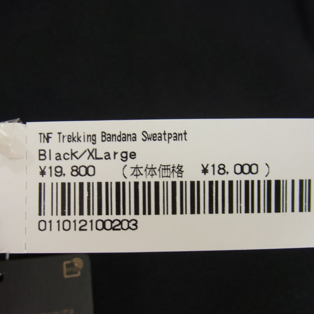 Supreme シュプリーム 22SS × The North Face Bandana Sweatpant ノースフェイス バンダナ スウェットパンツ ブラック系 XL【新古品】【未使用】【中古】