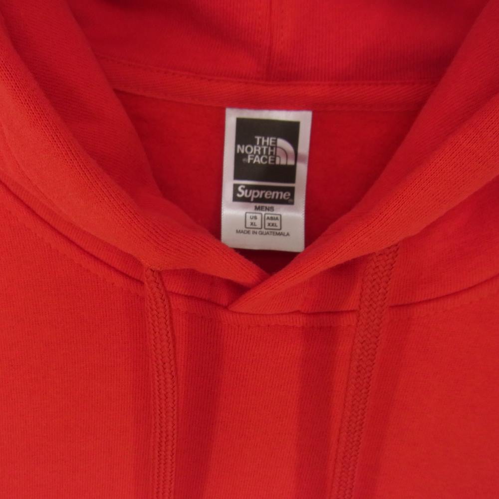 Supreme シュプリーム 22SS × The North Face ノースフェイス Trekking Bandana Hooded Sweatshirt トレッキング バンダナ フーディ スウェット パーカー レッド系 XL【新古品】【未使用】【中古】