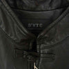 Yohji Yamamoto ヨウジヤマモト S'YTE UM-J53-701 Sheepskin Leather Washed China Jacket シープスキン レザー ウォッシュド チャイナ ジャケット ブラック系 3【新古品】【未使用】【中古】