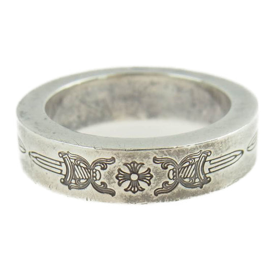 CHROME HEARTS クロムハーツ（原本無） 6ｍｍ SPACER DAGGER ダガー スペーサー リング シルバー系【中古】
