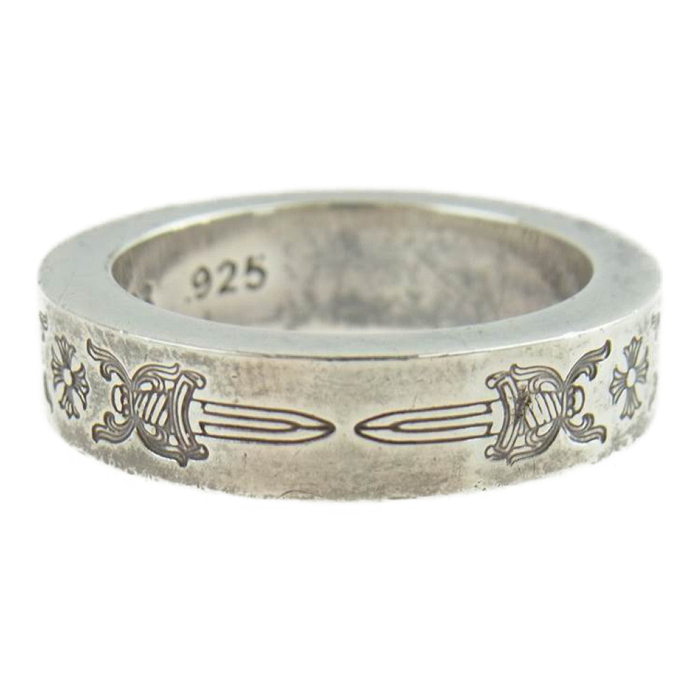 CHROME HEARTS クロムハーツ（原本無） 6ｍｍ SPACER DAGGER ダガー スペーサー リング シルバー系【中古】