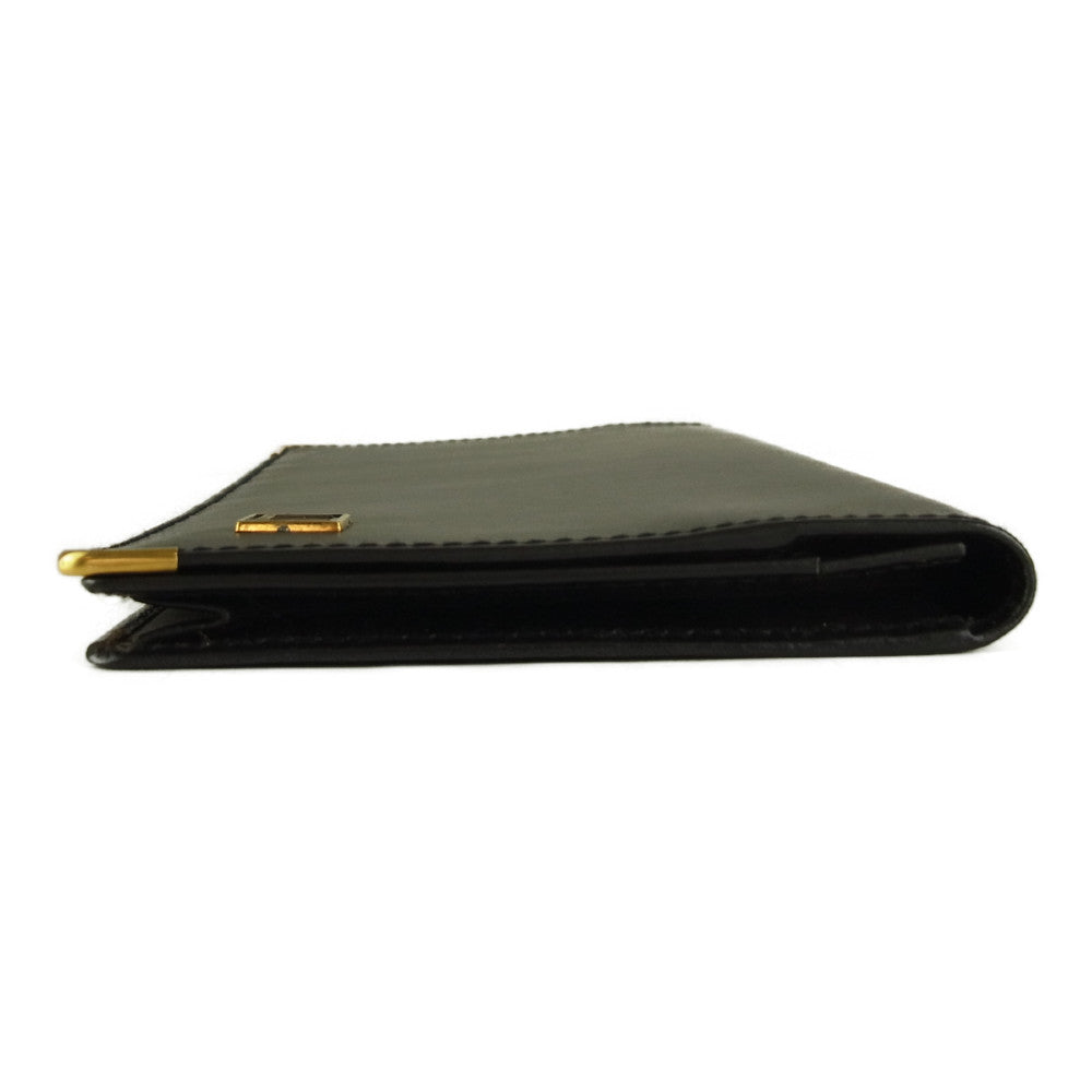 Dunhill ダンヒル オックスフォード 2つ折り 長財布 札入れ  ブラック系【美品】【中古】