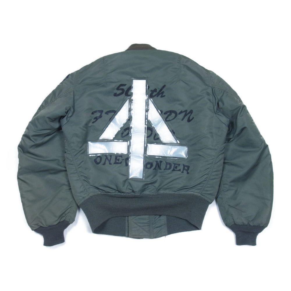 Buzz Rickson's バズリクソンズ M13517 M品番 B-15D MODIFIED ワッペン パッチ ペイント フライトジャケット カーキ系 36【中古】