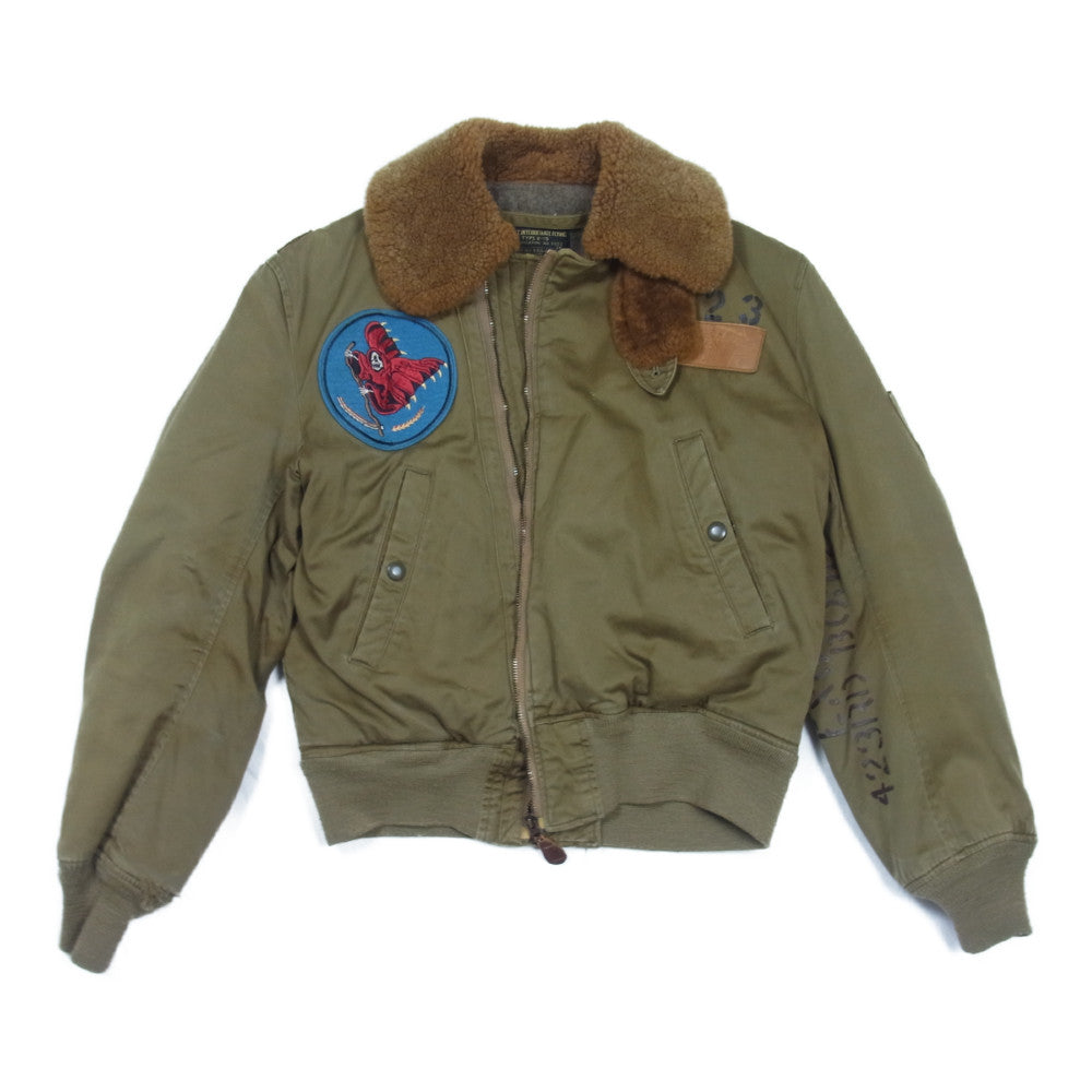 Buzz Rickson's バズリクソンズ M13177 M品番 B-15 襟ボア ミリタリージャケット カーキ系 36【中古】