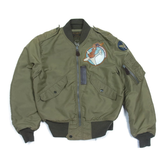 Buzz Rickson's バズリクソンズ M13463 M品番 TYPE L-2 ワッペン パッチ ミリタリー フライトジャケット モスグリーン系 36【中古】
