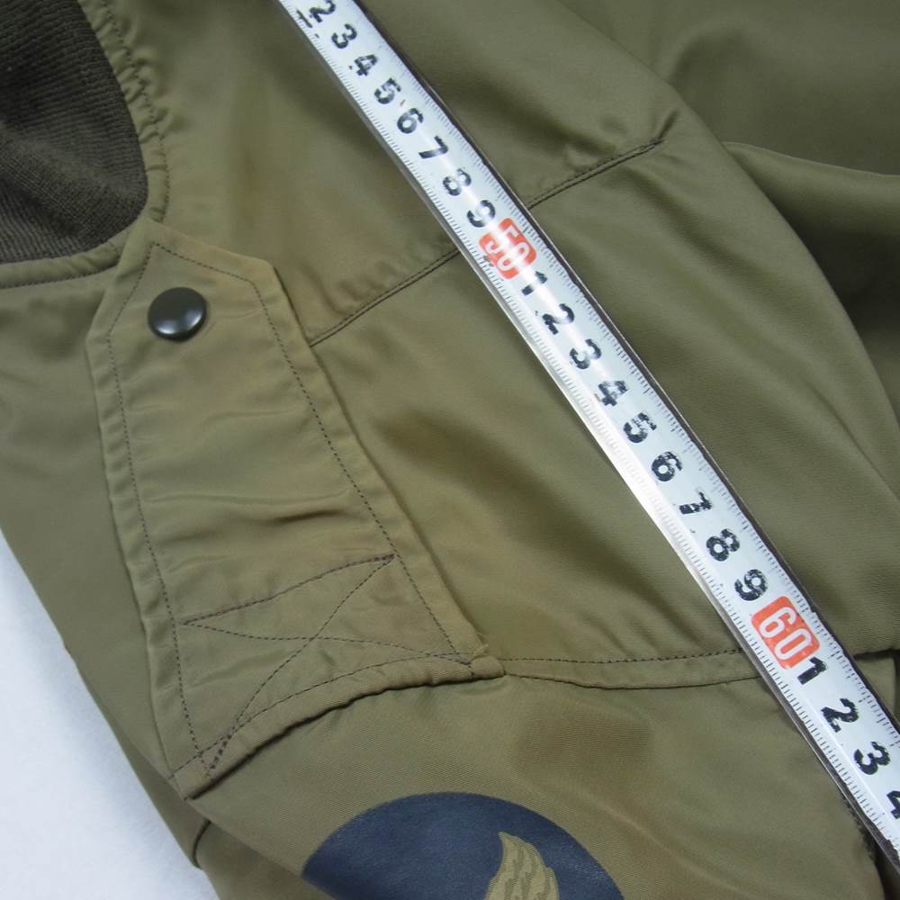 Buzz Rickson's バズリクソンズ M13463 M品番 TYPE L-2 ワッペン パッチ ミリタリー フライトジャケット モスグリーン系 36【中古】