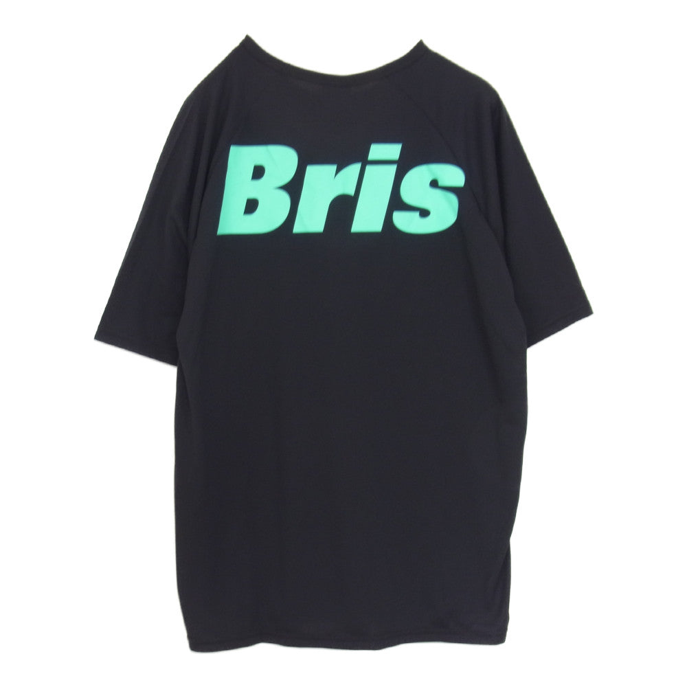 F.C.R.B. エフシーアールビー 21AW FCRB-212044 TRAINING S/S TOP & SHORTS トレーニング トップ セット アップ  ブラック系 XL【極上美品】【中古】
