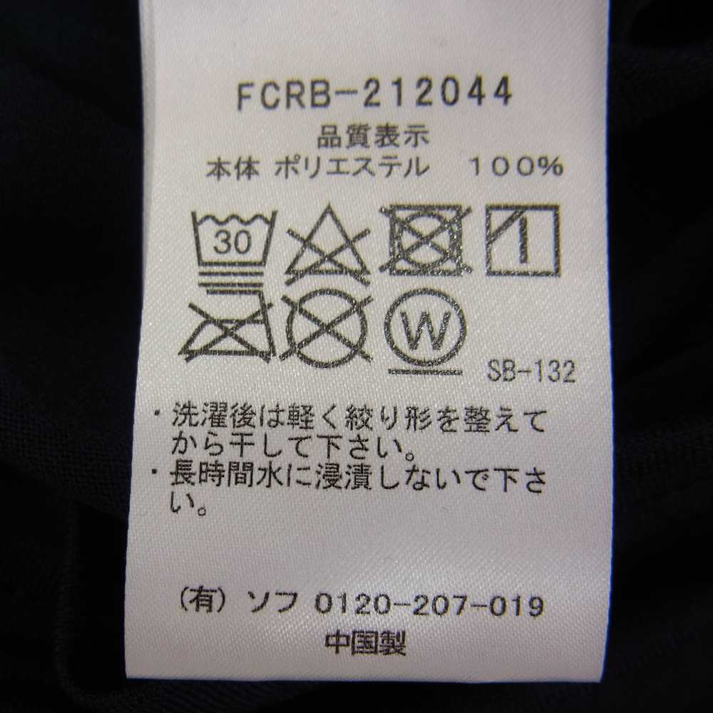 F.C.R.B. エフシーアールビー 21AW FCRB-212044 TRAINING S/S TOP & SHORTS トレーニング トップ セット アップ  ブラック系 XL【極上美品】【中古】