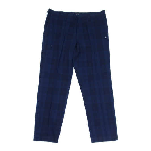GOD SELECTION XXX ゴッドセレクション 21SS CHINO PANTS CHECK チェック チノパンツ ブルー系 XL【新古品】【未使用】【中古】