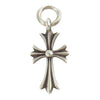 CHROME HEARTS クロムハーツ（原本無） TINY CH CROSS タイニー CHクロス チャーム シルバー系【中古】