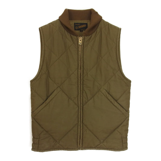 RADIALL ラディアル 13AW RAD-13AW-JK009 中綿 キルティング ベスト カーキ系 38【中古】