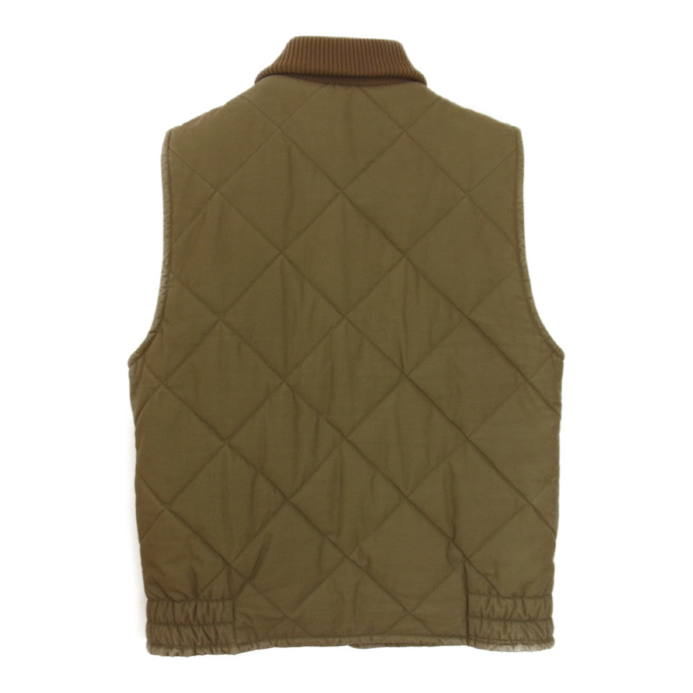 RADIALL ラディアル 13AW RAD-13AW-JK009 中綿 キルティング ベスト カーキ系 38【中古】