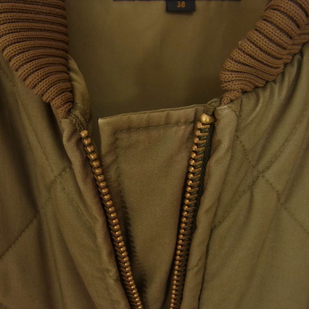 RADIALL ラディアル 13AW RAD-13AW-JK009 中綿 キルティング ベスト カーキ系 38【中古】