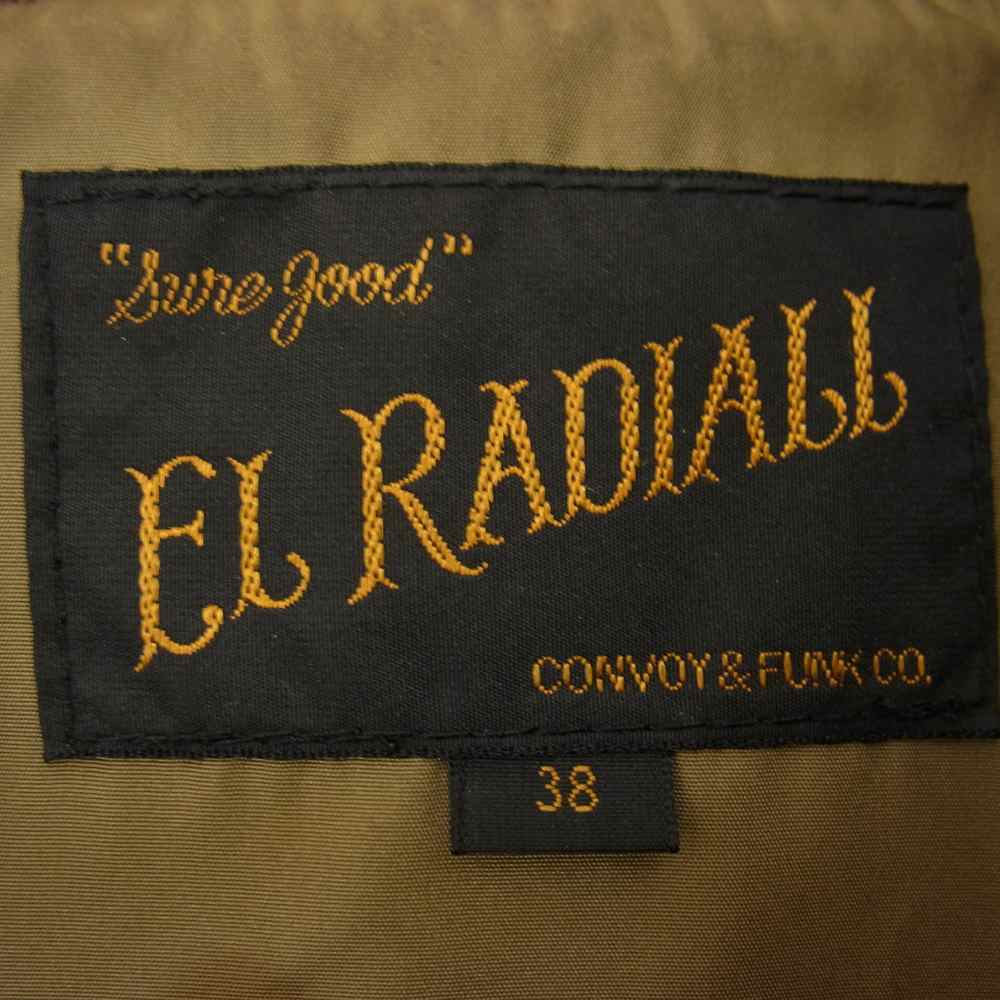 RADIALL ラディアル 13AW RAD-13AW-JK009 中綿 キルティング ベスト カーキ系 38【中古】