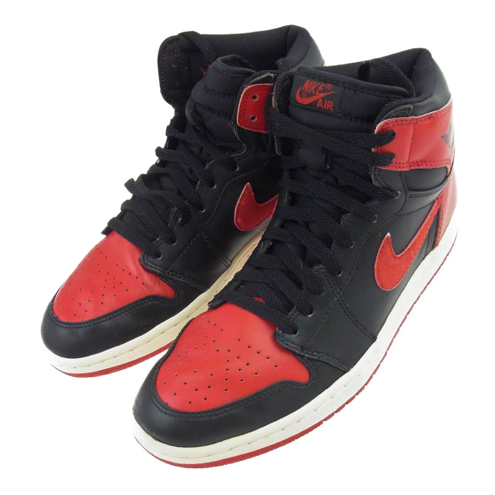 NIKE ナイキ 136066-061 AIR JORDAN 1 2001年 復刻 RETRO BRED エア 