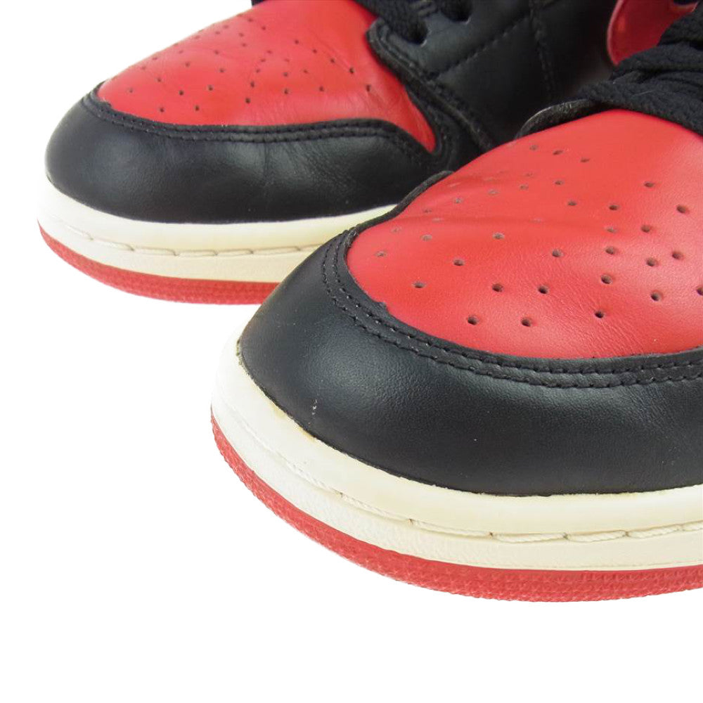 NIKE ナイキ 136066-061 AIR JORDAN 1 2001年 復刻 RETRO BRED エア 
