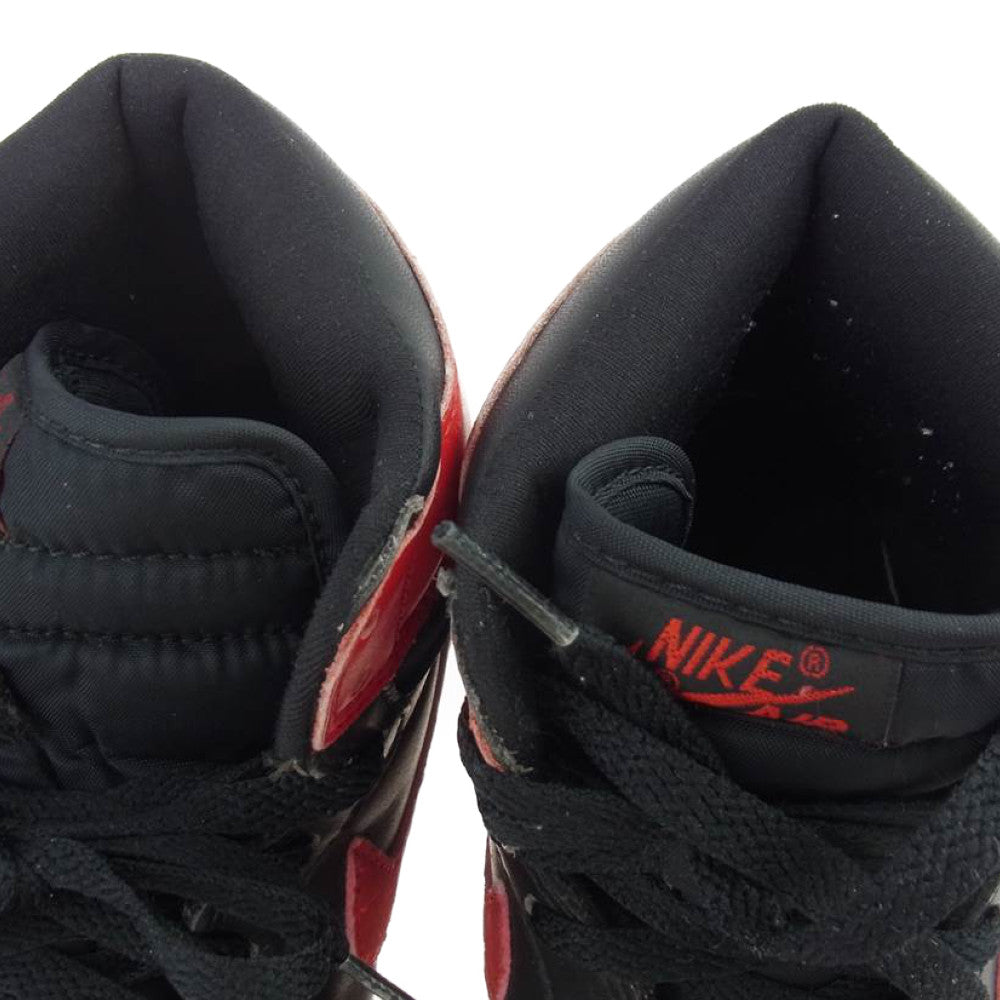 NIKE ナイキ 136066-061 AIR JORDAN 1 2001年 復刻 RETRO BRED エアジョーダン レトロ ブレッド スニーカー 27.5【中古】