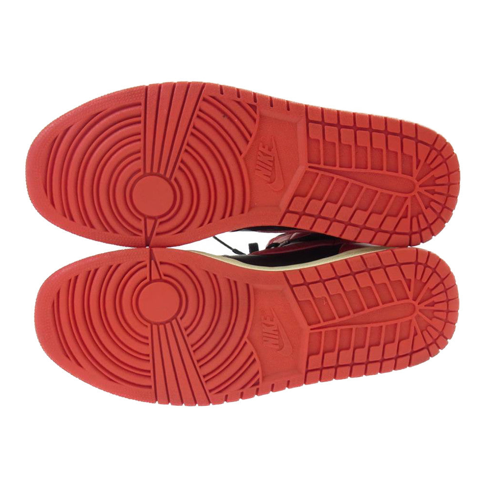 NIKE ナイキ 136066-061 AIR JORDAN 1 2001年 復刻 RETRO BRED エアジョーダン レトロ ブレッド スニーカー 27.5【中古】